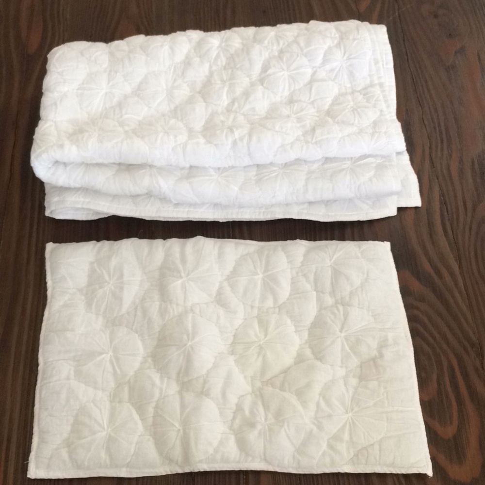 Used Restoration Hardware baby blanket set